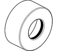 Ideal Standard rosace et joint torique MARA, chromé B960714AA