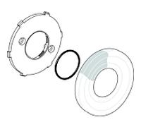 Ideal Standard rosace UP, chrome A963249AA