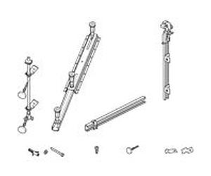Ideal Standard Schürzenmontageset K793567 avec des bandes pieds de baignoire baignoire +