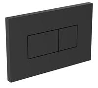 Ideal Standard R0110A6 Plaque de chasse d'eau Solea, noir