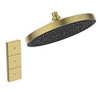Ideal Standard Solos douche à effet pluie A7889A2 3 fonctions, or brossé
