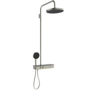 Ideal Standard Solos Système de douche avec thermostat de douche apparent, A7882GN, Couleur: Silver Storm