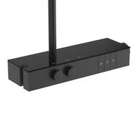 Ideal Standard Solos Système de douche avec thermostat de douche apparent, A7882XG, Couleur: Silk Black