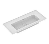 Ideal Standard Strada II lavabo pour meuble 1040mm, sans trou pour robinet, avec trop-plein, T3635MA, Couleur: Blanc avec Idéal Plus