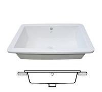 Ideal Standard Strada lavabo à encastrer 595mm, avec trop-plein, K078001, Couleur: Blanc