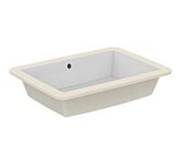 Ideal Standard Strada - Lavabo à encastrer par le dessous 590x435mm sans trous de robinetterie avec trop-plein blanc avec IdealPlus
