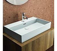 Ideal Standard supplémentaire T3894MA avec trou pour robinet, avec trop-plein, poncé, 700 x 450 x 150 mm, blanc Ideal Plus