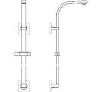 Ideal Standard système de douche Archimodule A1530AA sans douchette, chromé