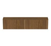 Ideal Standard T4341Y5 sans découpe, 2 tiroirs, 240 x 37 x 55 cm, placage noyer foncé