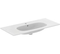 Ideal Standard Tesi lavabo 102.5x45 cm rectangulaire classique-de meuble-avec plateau blanc T350801