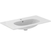 Ideal Standard Tesi lavabo 82.5x45 cm rectangulaire classique-de meuble-avec plateau blanc brillant T350901