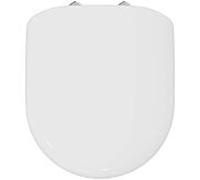 Porcher Abattant WC K701501 Lunette de toilette Simple Facile à installer Résistant Ne rouille Pas Fixations incluses, Siège WC,E252901, Modèle authentique