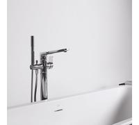 Ideal Standard Tonic II Robinetterie de baignoire au sol avec mitigeur monocommande, A6347AA,
