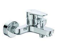 Ideal Standard Tyria Mitigeur Bain-Douche Mural avec Plage de dépose Chrome Economie d’eau Certifié NF BC157AA