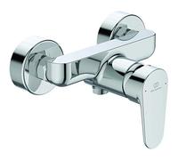 Ideal Standard Tyria Mitigeur Douche Mural Chrome Certifié NF avec Plage de dépose Economie d’eau BC156AA