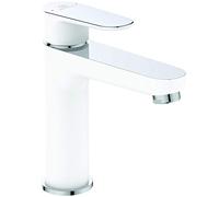 Ideal Standard Tyria Mitigeur lavabo pour Salle de bain Blanc et Chrome Avec Bonde Métal BC159HO