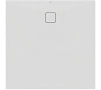 Ideal Standard Ultra Flat evo receveur de douche carré avec écoulement, blanc soie, T5531FO, Exécution: 1200x1200mm