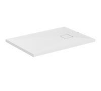 Ideal Standard Ultra Flat evo receveur de douche rectangulaire, écoulement sur le côté court, blanc soie, T5443FO, Exécution: 1000x700mm