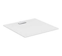Ideal Standard Ultra Flat New T4488V1 garniture de vidange de douche carré avec couvercle, 100 x 100 x 2,5 cm, blanc soie