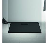 Ideal Standard Ultra Flat Nouveau receveur de douche rectangulaire T4474V3 90 x 70 cm, noir mat