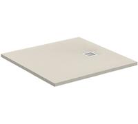 Ideal Standard Ultra Flat S receveur de douche K8214FT grès, 80x80x3cm, avec couvercle de bonde