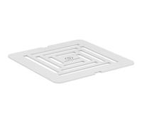 Ideal Standard - Ultra Flat S+, Grille de vidange pour receveur de douche, Acier Inoxydable, Blanc