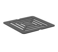 Ideal Standard - Ultra Flat S+, Grille de vidange pour receveur de douche, Acier Inoxydable, Noir