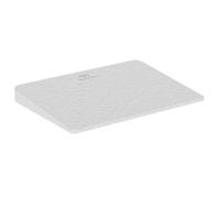 Ideal Standard - Ultra Flat S i.life, cache-bonde en finition pour receveur de douche, bouchon de vidange de douche d'origine, blanc
