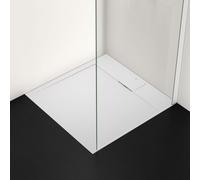 Ideal Standard Ultra Flat S i.life receveur de douche carrÃ©, 800x800x30mm, T5229, Coloris: Carrare blanc - T5229FR