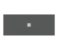 Ideal Standard Ultra Flat S+ receveur de douche rectangulaire 1700x700x30mm, écoulement centré, T5614FS, Couleur: gris quartz