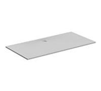 Ideal Standard Ultra Flat S receveur de douche rectangulaire K8327FR évacuation centrale, 200 x 100 x 3 cm, blanc Carrara