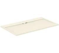 Ideal Standard -Ultraflat S I.Life Receveur de Douche Ultraplat 3 cm d'Épaisseur, Résine, Rectangulaire 140 x 80 cm, Finition Pierre Texturée, Naturellement Anti-Dérapant, Sable, T5224FT