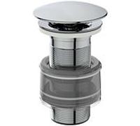 Ideal Standard Bonde de lavabo J3291AA chromée avec enjoliveur et grille sans trop-plein