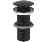 Ideal Standard Vanne Push-Open, avec tige non fendue, sans trop-plein, E1483XG, Couleur: Silk Black