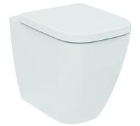 Ideal Standard Vase de sol i.life B RimLS+ fil universel avec fixations cachées, complet avec T468201/T468301 ou Slim T500201/T500301 et le bidet T458201 blanc