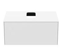 Ideal Standard vasque Conca T3929Y1 avec découpe, coulissant 2000 , 80x50,5x37 cm, centre, laqué blanc mat