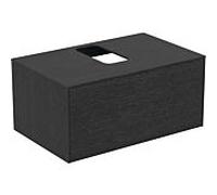 Ideal Standard vasque Conca T3929Y4 avec découpe, coulissant 2000 , 80x50,5x37 cm, centre, placage chêne flammé