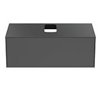 Ideal Standard vasque Conca T3930Y2 avec découpe, coulissant 2000 , 100x50,5x37 cm, centre, laqué anthracite mat