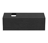 Ideal Standard vasque Conca T3932Y4 avec découpe, coulissant 2000 , 120x50,5x37 cm, droite / gauche, plaqué chêne flammé