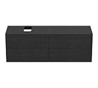 Ideal Standard vasque Conca T3989Y4 avec découpe, 4 tiroirs, 160x50,5x55 cm droite / gauche, plaqué chêne flammé