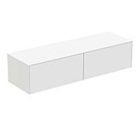 Ideal Standard vasque Conca T4315Y1 sans découpe, 2 tiroirs, 160x50,5x37 cm, laqué blanc mat