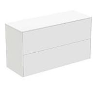 Ideal Standard vasque Conca T4329Y1 sans découpe, 2 tiroirs, 100x37x55 cm, laqué blanc mat