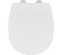 Ideal Standard WC siège Connect plat E772401 blanc , charnières à fermeture douce en acier inoxydable