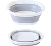 Ideal Swan 4.5L Pliable Bassine Pliable Vaisselle Bol Bassine Pliable Camping Cuvette Pliante Camping Lavabo Lavage pour les voyages en plein air Camping Randonnée Caravane - Moyen