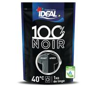 IDEAL - Teinture Textile Intense Noir Profond, Couleur Durable et Couvrante (Sachet 400g)