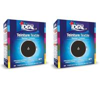 Ideal Teinture Textile Liquide 75 ml Noir (Lot de 2)