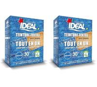 Ideal Teinture Textile Tout en un 350 g Jean Bleu (Lot de 2)