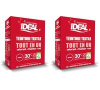 Ideal Teinture Textile Tout en un 350 g Rouge (Lot de 2)