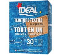 IDEAL Teinture textile Tout en Un Maxi Jean Bleu - 350 g