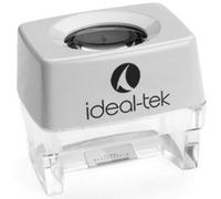Ideal Tek 818-01 Loupe sur pied Grossissement: 8 x Lentille: (Ø) 24 mm blanc